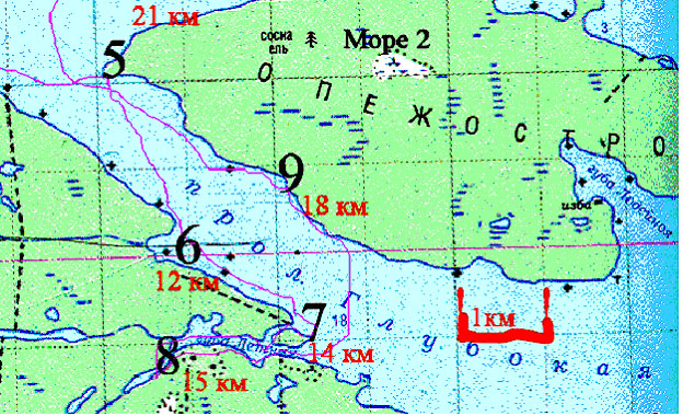 Чупинская губа белого моря карта